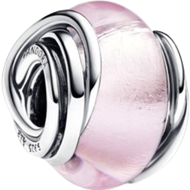 Pandora Charms Wrapped Pink Murano Glass Charm 793241C00