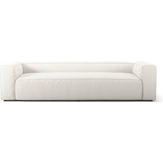 Decotique Grand 3-sitssoffa tyg Steam White - 3-sitssoffor Bouclé Steam White - 11102103