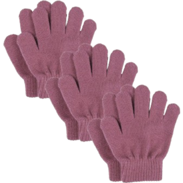 Lindberg Åsbro Fingervantar 3-Pack, Blush, 5-8 år