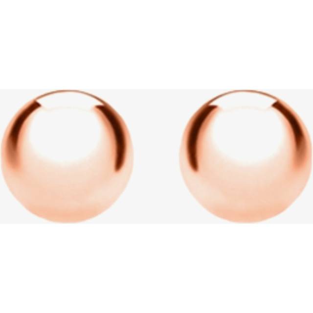 9ct Rose Gold Polished 4mm Ball Stud Earrings 5.55.5833