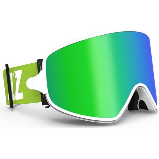 (Green lens) Ski 2in1 with Magnetic Lens for Night Anti-Fog UV400 Snowboard Men Women Glasses