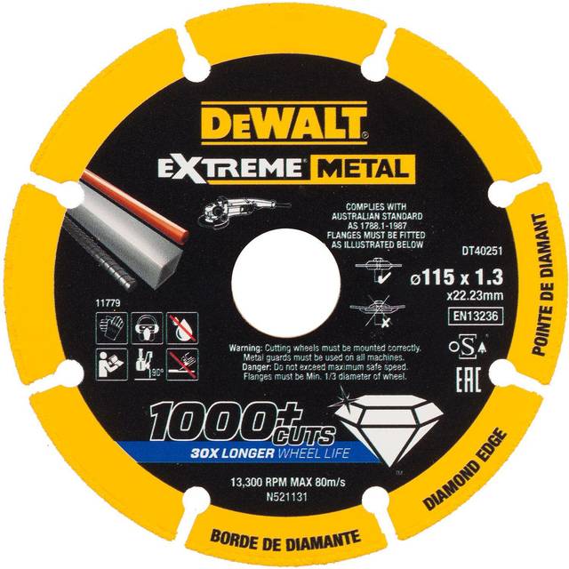 DeWalt Extreme Diamond Metal Cutting Disc 115mm
