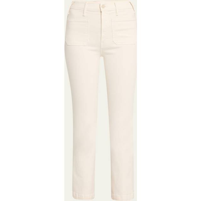 MOTHER The Hustler Patch Pocket Flood Cream Puffs Insider Flood Jean