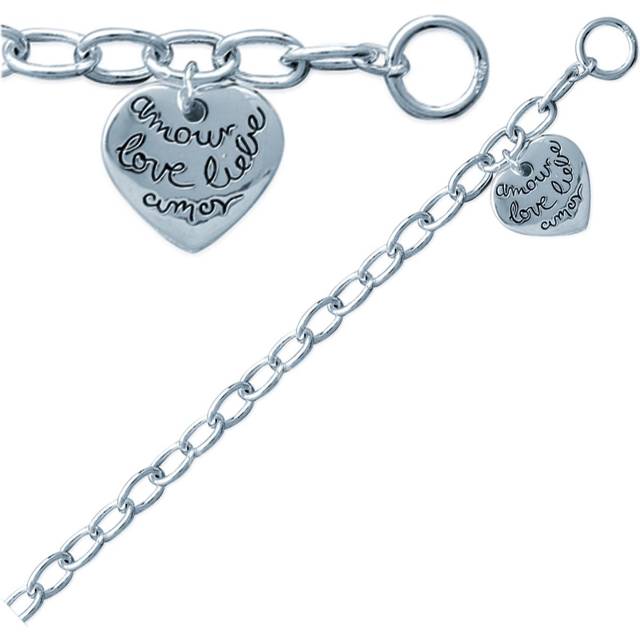 Les Trésors De Lily [D4584] - Silverarmband 'Grigri d'Amour' Silver silver