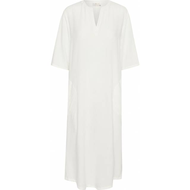 Milia Kaftan Dress - Chalk - Danish brand KAFFE has been offering timeless collections adorned with feminine details since 1993. The label offers a range of versatile, minimalistic styles that look and feel great, making your daily edit stylish and effortless.