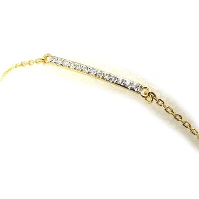 Les Trésors De Lily [K3435] - Guldpläterat armband 'Déesse' vitguld gyllene