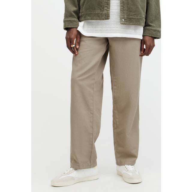 Straight Leg Cotton and Linen HANBURY Pants size L (L)