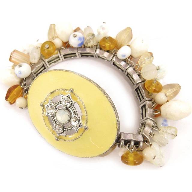 Les Trésors De Lily [B3829] - Beige 'Fairy' Designer Bracelet beige