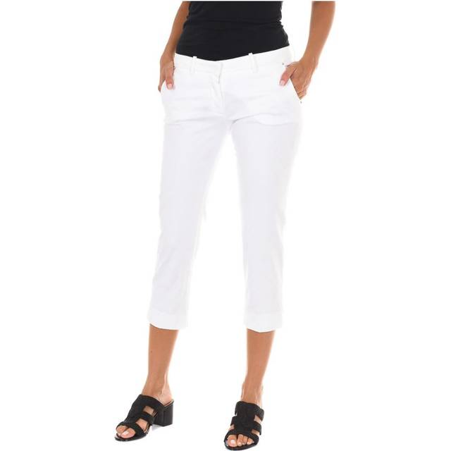 Met Womens Elastic fabric pirate pants 70DBF0508-O025 woman - White Cotton - Size 25 (Waist)