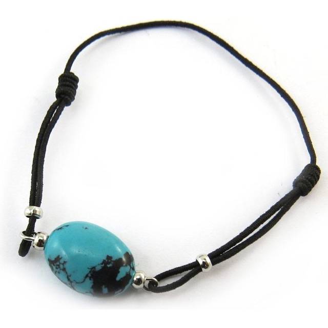Les Trésors De Lily [N3737] - Designer bracelet 'Mineralia' turquoise silver