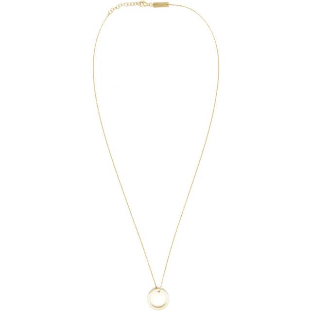 Maison Margiela Gold Numerical Ring Necklace - 950 YELLOW GOLD PLAT - UNI