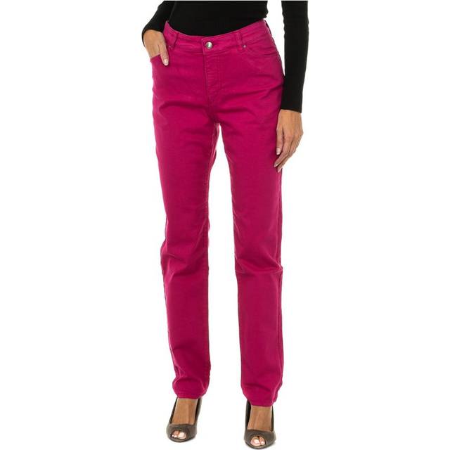 Armani Womens long stretch denim pants 6Y5J18-5D3IZ - Pink Cotton - Size 24 (Waist)