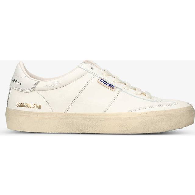 Golden Goose Womens White/oth Soulstar 11629 Logo-print Faux-leather Low-top Trainers Eur 42/ 9 Uk Women - WHITE/OTH