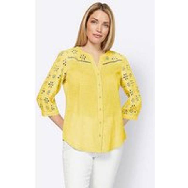 Witt Three-Quarter Sleeve Blouse - Yellow