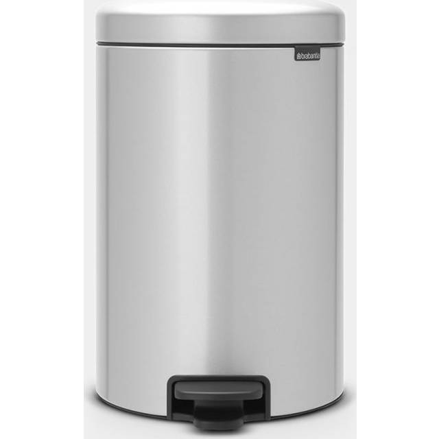 Brabantia NewIcon 20 Litre Soft Closing Pedal Bin - Metallic Grey (20L)