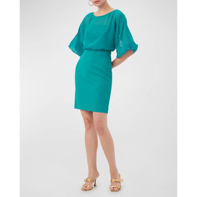 Trina Turk Bella Vita Silk-Blend Dress