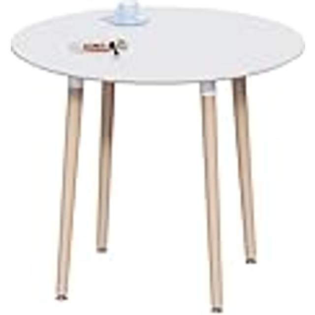 Vida Designs Batley 4 Seater Round Dining Table - White