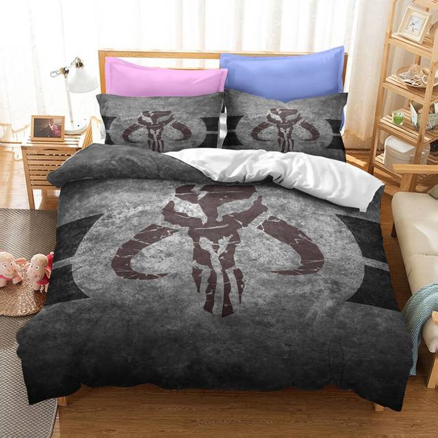 (Style 25, Single(135X200CM/2PCS)) Master Yoda Bedding Single Double Duvet Cover UK