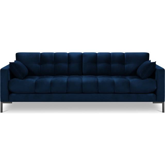 Adoraim 217Cm Square Arm Sofa - Black (75cm H X 217cm W X 92cm D)