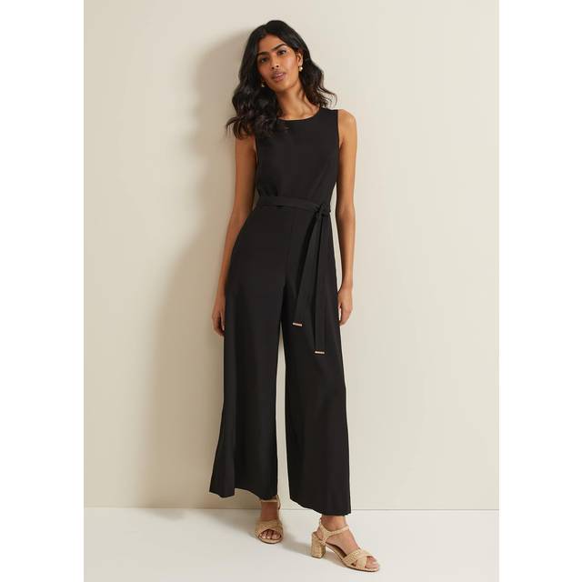 Phase Eight Marta Culotte Jumpsuit, Black