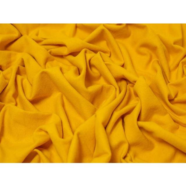 Minerva Core Range Light Cotton Flannel Fabric Mustard