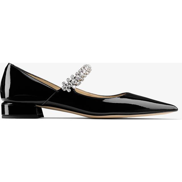 Jimmy Choo Women's Ballerinas in Black | Size 40 | BING Color PUMP Color FLATPATBLACK (40)