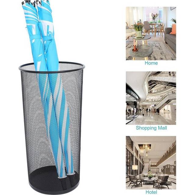 Iron Hollow Umbrella Storage Rack Hotel Mall Lobby Umbrella Holder Organizer Hallway Entryway Office Umbrella Stand