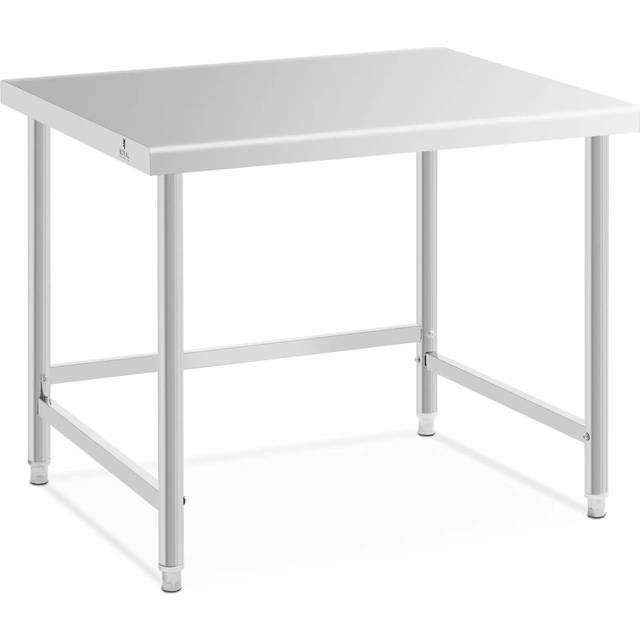 Stainless steel table - 100 x 90 cm - 93 kg load capacity - Royal Catering RCAT-100/90-PS