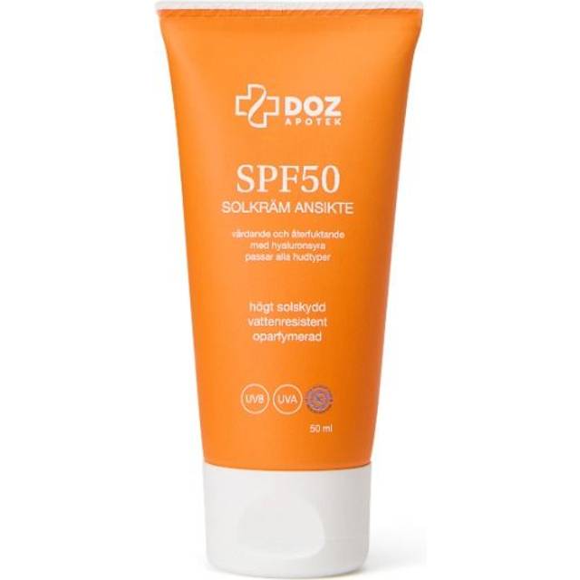 DOZ Apotek Solkräm ansikte SPF 50 50 ml