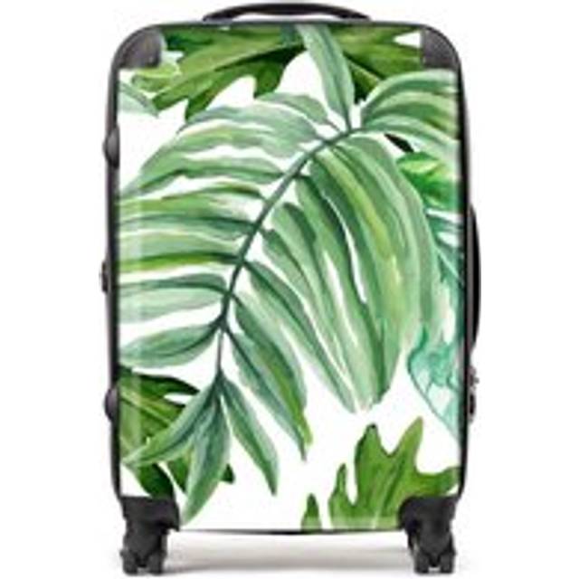 Warren Reed - Designer Exotic Rainforest Leaves Suitcase Medium, Multi