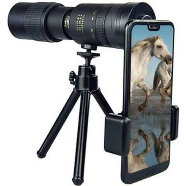 4K 10-300X40mm Super Telephoto Zoom Monocular Telescope for Beach Travel
