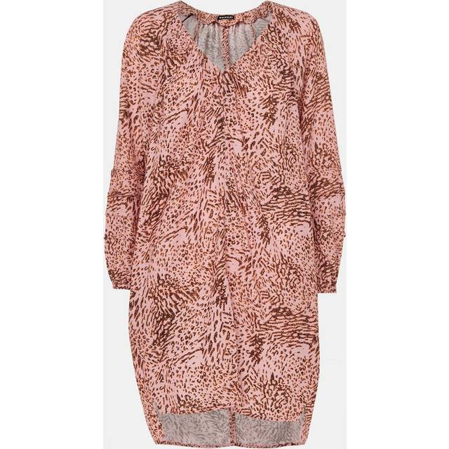 Pink Animal Swirl Cocoon Dress (14)
