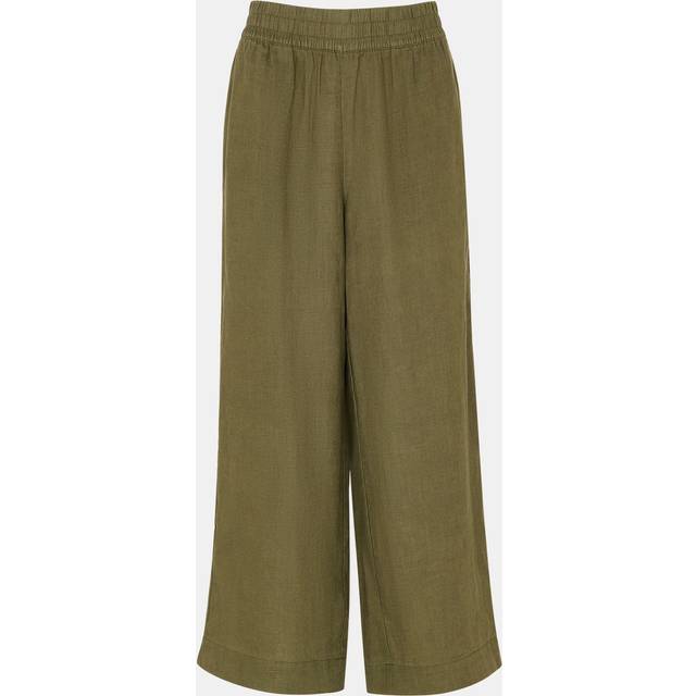 Whistles Linen Pocket Trousers, Khaki