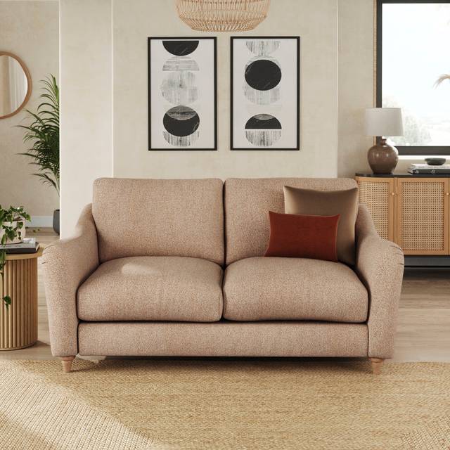 Hattie Cosy Weave 2 Seater Sofa - Cosy Weave Clay