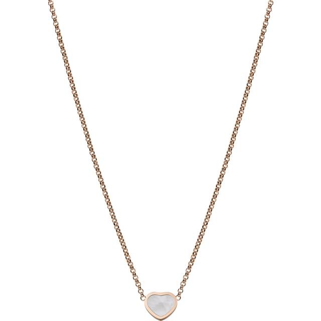 Chopard My Happy Hearts 18ct Rose Gold Mother of Pearl Necklace