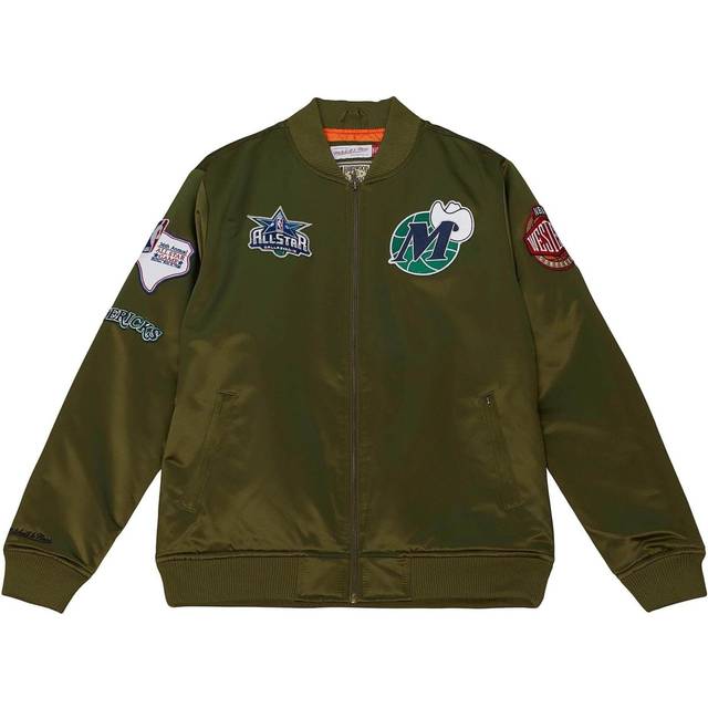 M&N Satin Bomber Jacke - FLIGHT Dallas Mavericks