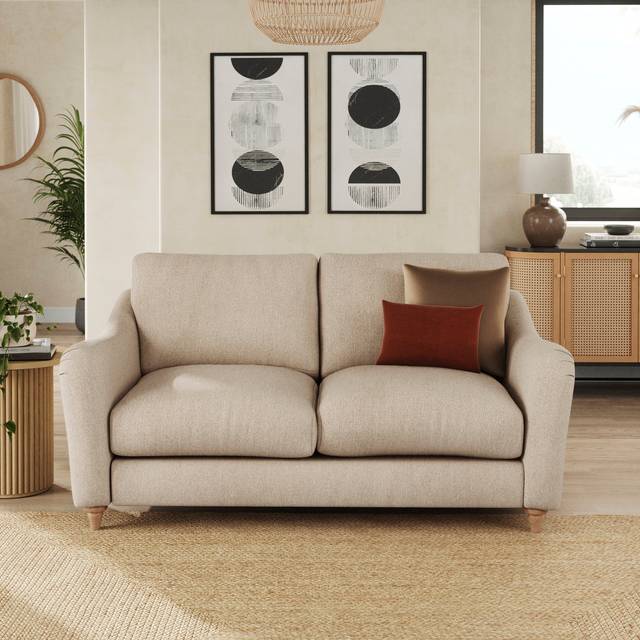 Hattie Cosy Weave 2 Seater Sofa - Cosy Weave Natural