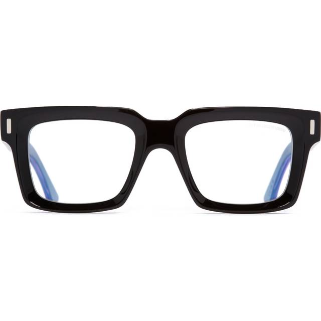 Cutler and Gross 1386 Eyeglasses 13 Purple On Black