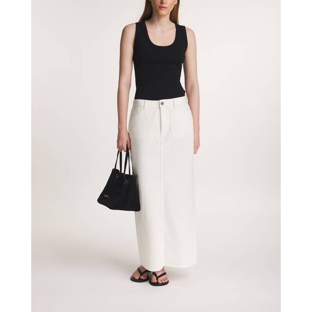 Stylein Kimberley Skirt Dam Maxikjolar Stl. S - Från Magasin - White (S)