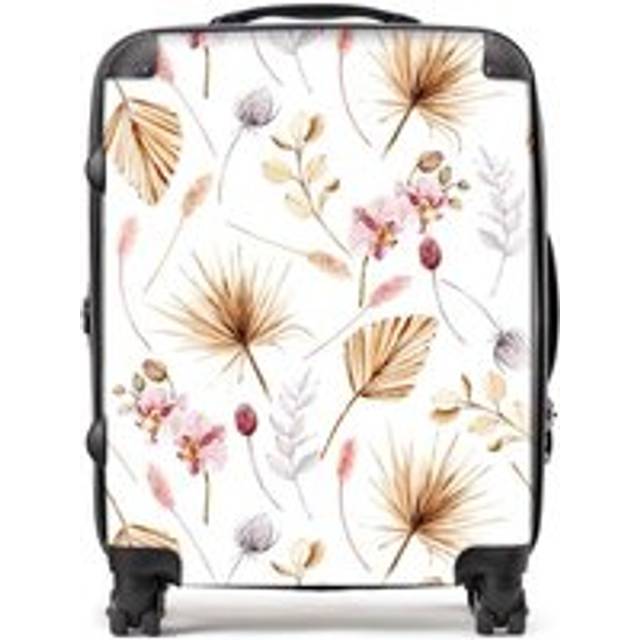 Warren Reed - Designer Watercolour Orchids Suitcase Large, Multi
