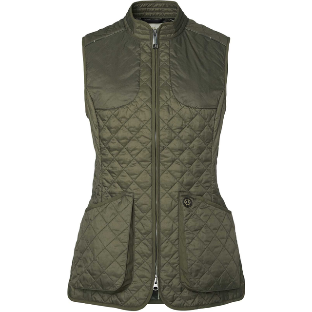 Chevalier Women's Dunsley Quilted Vest Syntetväst Dam Storlek 46 Färg olivgrön