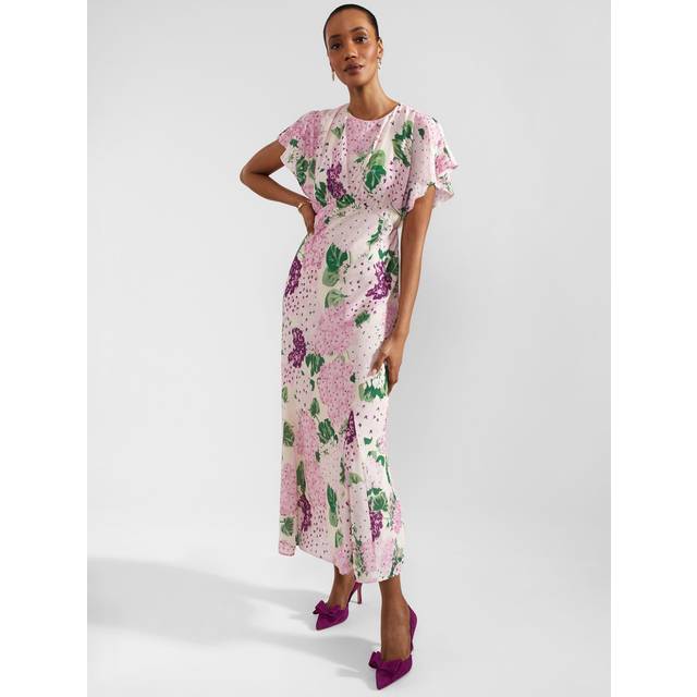 Hobbs Lalena Maxi Dress, Cream/Multi