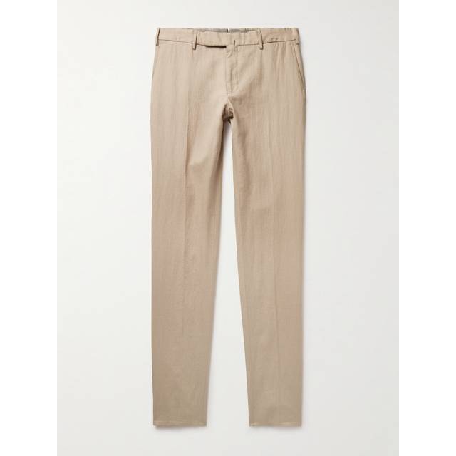 Incotex - Venezia 1951 Slim-Fit Linen Trousers - Men - Neutrals - IT 58