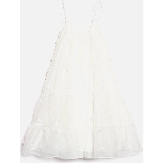 Sister Jane Dream Pixie Petal Tulle Midi Dress - MP/UK 12 - White