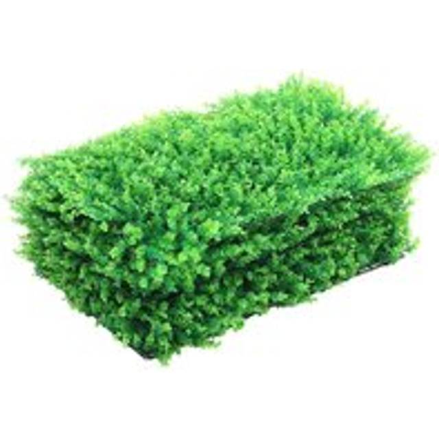 6 Pcs Artificial Boxwood Plant Panel Wall Decoration Privacy Hedge Screen - Green - One Size