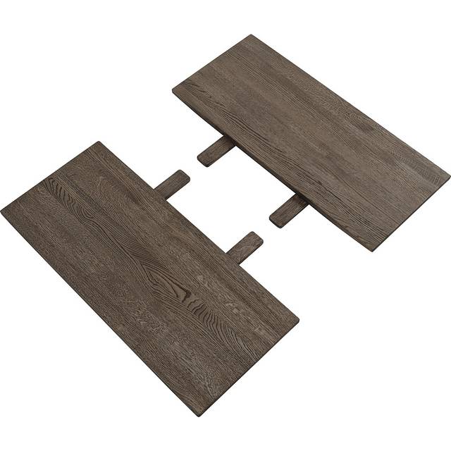 Muuto Earnest Extendable iläggsskiva set om 2 Dark oiled oak