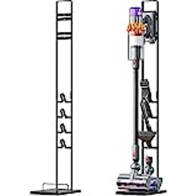 Vhbw Dammsugarhållare stativ kompatibel med Dyson V12 sladdlös dammsugare, handdammsugare, mörkgrå