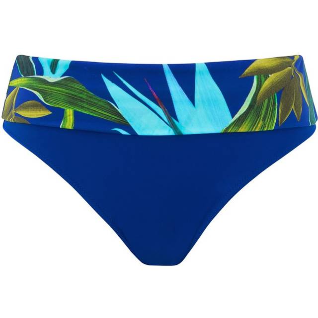 Fantasie Pichola Fold Over Bikini Bottom - Tropic Blue - 2XL