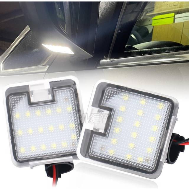 2X LED Under Side Mirror Puddle Light For Ford Focus MK3 Escape Kuga MK1