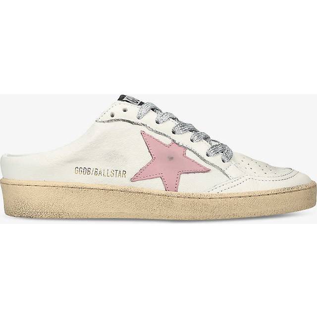 Golden Goose Womens White/oth Women&#39;s Ballstar Sabot Leather Backless Low-top Trainers Eur 39 / 6 Uk Women - WHITE/OTH